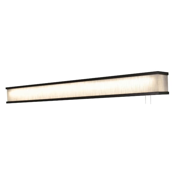 Afx Randolph 50" LED Overbed Wall Light - Oil Rubbed Bronze Finish - Jute Shade RAB505400L30ENRB-JT - main